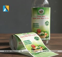 Thiết kế - In nhãn mác chai lọ các loại, đa dạng mẫu mã tại Hà Nội