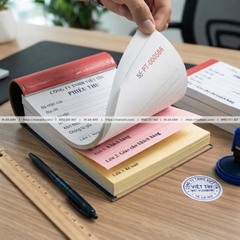 In Phiếu Thu, Phiếu Chi - Quyển 2-3 Liên Carbonless, Đánh Số, Theo Mẫu Kế Toán
