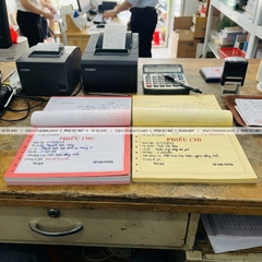 In Phiếu Thu, Phiếu Chi - Quyển 2-3 Liên Carbonless, Đánh Số, Theo Mẫu Kế Toán