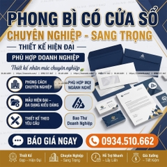 In Phong Bì Có Cửa Sổ Chuyên Nghiệp – Thiết Kế Sang Trọng
