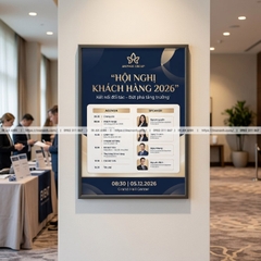 In Poster Quảng Cáo Sự Kiện - Mẫu Đẹp, In Nhanh Kịp Khai Trương, Hội Thảo