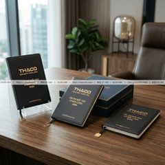 In Sổ Bìa Da Cao Cấp - Sổ Da Ép Logo Sang Trọng, Làm Quà Tặng Doanh Nghiệp