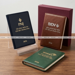 In Sổ Tay Quà Tặng Doanh Nghiệp, In Logo - Quà Tết, Sự Kiện, Tri Ân Đối Tác