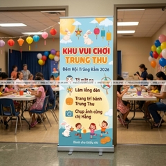 In Background, Poster, Standee Trung Thu - Trang Trí Sự Kiện Đêm Hội Trăng Rằm