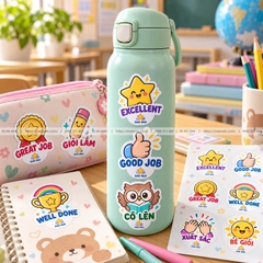 In Sticker Khen Thưởng Giá Rẻ Thiết Kế Sticker Bé Ngoan Đẹp