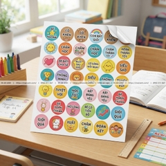 In Sticker Khen Thưởng Giá Rẻ Thiết Kế Sticker Bé Ngoan Đẹp