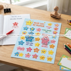 In Sticker Khen Thưởng Giá Rẻ Thiết Kế Sticker Bé Ngoan Đẹp