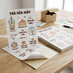 In Sticker Theo Yêu Cầu Giá Rẻ Lấy Liền Thiết Kế Sticker Đẹp