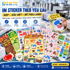 In Sticker Theo Yêu Cầu Giá Rẻ Lấy Liền Thiết Kế Sticker Đẹp