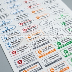 In Tem Bảo Hành Điện Thoại Decal Vỡ Số Nhảy