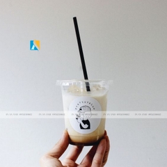 In tem dán ly trà sữa, ly cafe nhựa đẹp lấy nhanh, giá rẻ