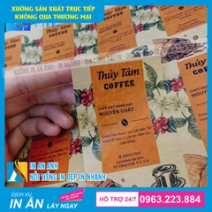 In decal giấy kraft đẹp - giá rẻ - lấy ngay - chất lượng cao