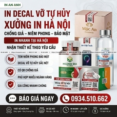 In Decal Vỡ Tự Hủy – Xưởng In Hà Nội