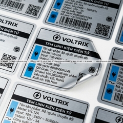 Xưởng In Tem Xi Bạc Metalized Phản Quang