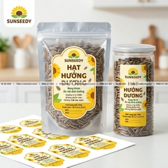 In Tem Dán Hũ Đựng Hạt Điều, Macca, Hạnh Nhân