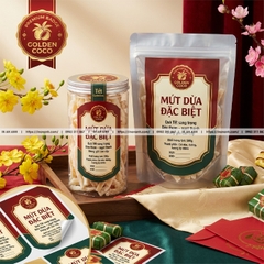 In Tem Decal Dán Hộp Mứt Tết, Kẹo Dừa, Ô Mai