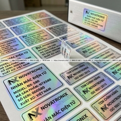 In Tem Máy Móc Xi Bạc Chịu Nhiệt 200°C