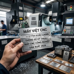 In Tem Nhôm Khắc Laser Cho Máy Móc, Thiết Bị