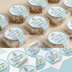 In Tem Decal Dán Hộp Mứt Tết, Kẹo Dừa, Ô Mai