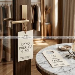 In Thẻ Treo Cửa (Door Hanger) - Cho Khách Sạn, Homestay, Cửa Hàng