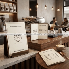 In Menu Quán Cafe - Thiết Kế Thực Đơn Trẻ Trung, Bắt Trend, Hút Khách