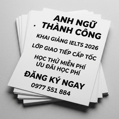 In Tờ Rơi Đơn Giản, Đen Trắng - Tiết Kiệm Tối Đa Cho Tin Tức, Thông Báo