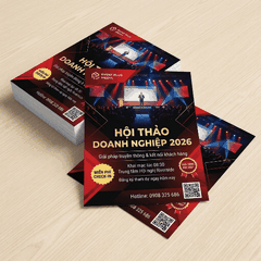 In Tờ Rơi Sự Kiện, Event, Hội Thảo - Chuyên Nghiệp, Nhanh, Đúng Deadline