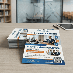 In Tờ Rơi Trung Tâm Tiếng Anh, IELTS, Kỹ Năng - Chiêu Sinh Hiệu Quả