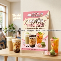 In Tờ Rơi Nhà Hàng, Cafe, Trà Sữa - Menu, Khuyến Mãi, Khai Trương