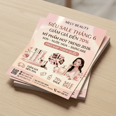 In Tờ Rơi Shop Thời Trang, Mỹ Phẩm - Trendy, Bắt Mắt, In Nhanh