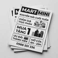 In Tờ Rơi Đơn Giản, Đen Trắng - Tiết Kiệm Tối Đa Cho Tin Tức, Thông Báo