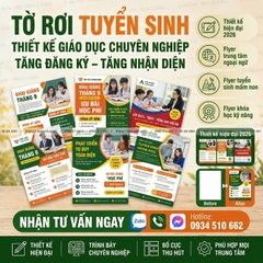 In Tờ Rơi Tuyển Sinh - Trường Học, Trung Tâm, Du Học, Đào Tạo