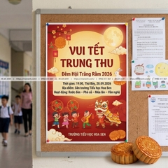 In Background, Poster, Standee Trung Thu - Trang Trí Sự Kiện Đêm Hội Trăng Rằm
