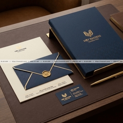 In Văn Phòng Phẩm Doanh Nghiệp Trọn Bộ - Giấy Tiêu Đề, Phong Bì, Card, Kẹp File