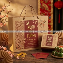 Túi Giấy Quà Tết Cao Cấp- In Logo Doanh Nghiệp, Đặt Sớm Giá Tốt