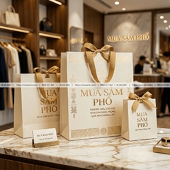 In Túi Xách Giấy - Bền Đẹp, Quai Chắc, In Logo Cho Cửa Hàng