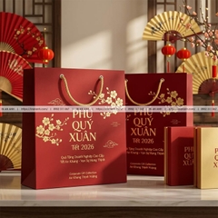 Túi Giấy Quà Tết Cao Cấp- In Logo Doanh Nghiệp, Đặt Sớm Giá Tốt