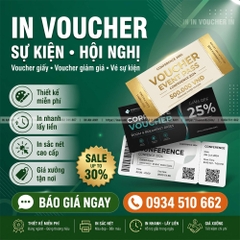 In Voucher Cho Event Sự Kiện Hội Nghị