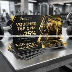 In Voucher Phòng Gym – Fitness – Yoga Chuyên Nghiệp