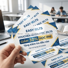 In Voucher Trung Tâm Tiếng Anh – Kỹ Năng