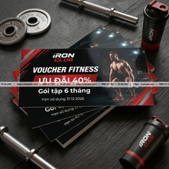In Voucher Phòng Gym – Fitness – Yoga Chuyên Nghiệp