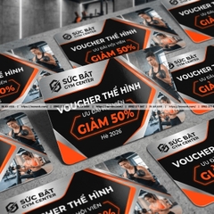 In Voucher Phòng Gym – Fitness – Yoga Chuyên Nghiệp