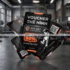In Voucher Phòng Gym – Fitness – Yoga Chuyên Nghiệp