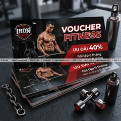 In Voucher Phòng Gym – Fitness – Yoga Chuyên Nghiệp