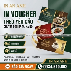 In Voucher Theo Yêu Cầu Chuyên Nghiệp Tại Hà Nội