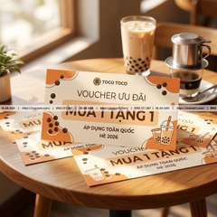 In Voucher Số Lượng Ít Thiết Kế Chuyên Nghiệp