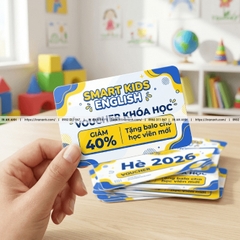 In Voucher Trung Tâm Tiếng Anh – Kỹ Năng