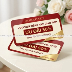 In Voucher Trung Tâm Tiếng Anh – Kỹ Năng