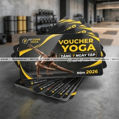 In Voucher Phòng Gym – Fitness – Yoga Chuyên Nghiệp