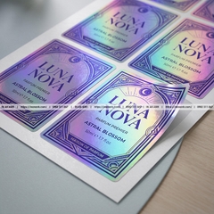 In Nhãn Nước Hoa Giá Rẻ Thiết Kế Tem Chai Sang Trọng
